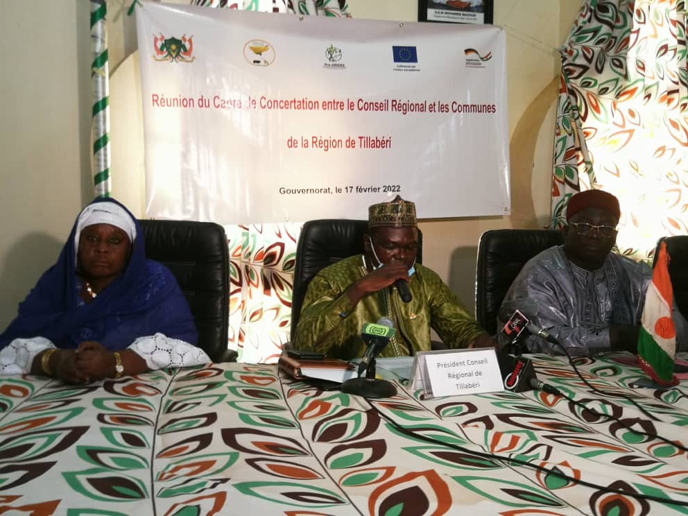 Tillabéri : Réunion du Cadre de Concertation entre le Conseil Régional et les Communes de la Région