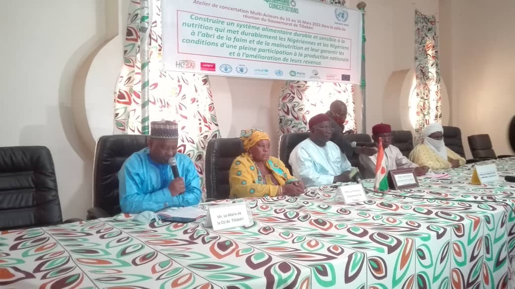 Tillabéri : Atelier de concertation multi-acteurs sur le système alimentaire